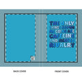 Hardcover Journal — "The Only Things Keeping Me Going Are Caffeine and Heated Rivalry" Blue Retro Quote