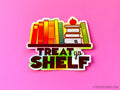 Reading Book Lover Holographic Vinyl Sticker "Treat Yo Shelf!"