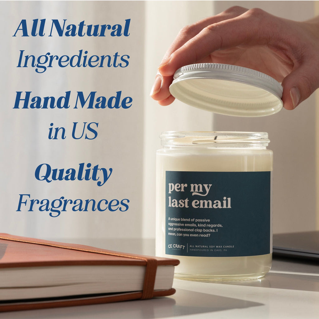 Briar U Men's Hockey Candle