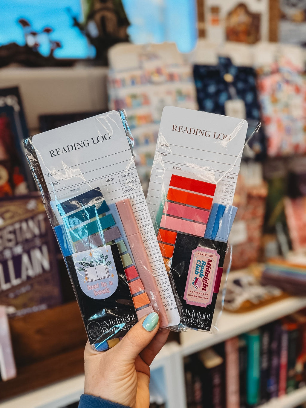 Book Annotating kit- bookmark reading log, annotating tabs, highlighters & a magnetic bookmark | Everything but the Book | Book Lovers kit