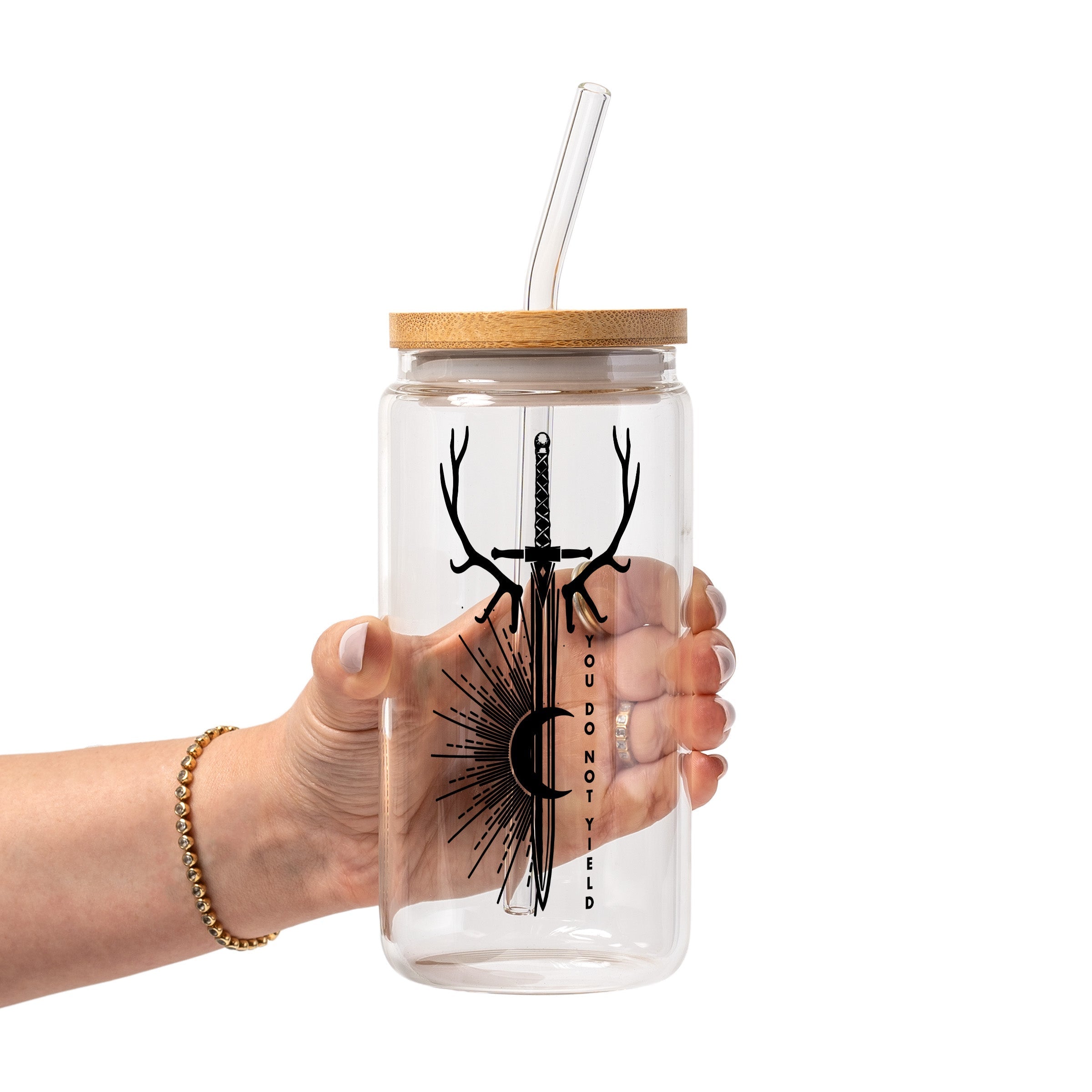 You Do Not Yield ToG Fan Art Glass Cup