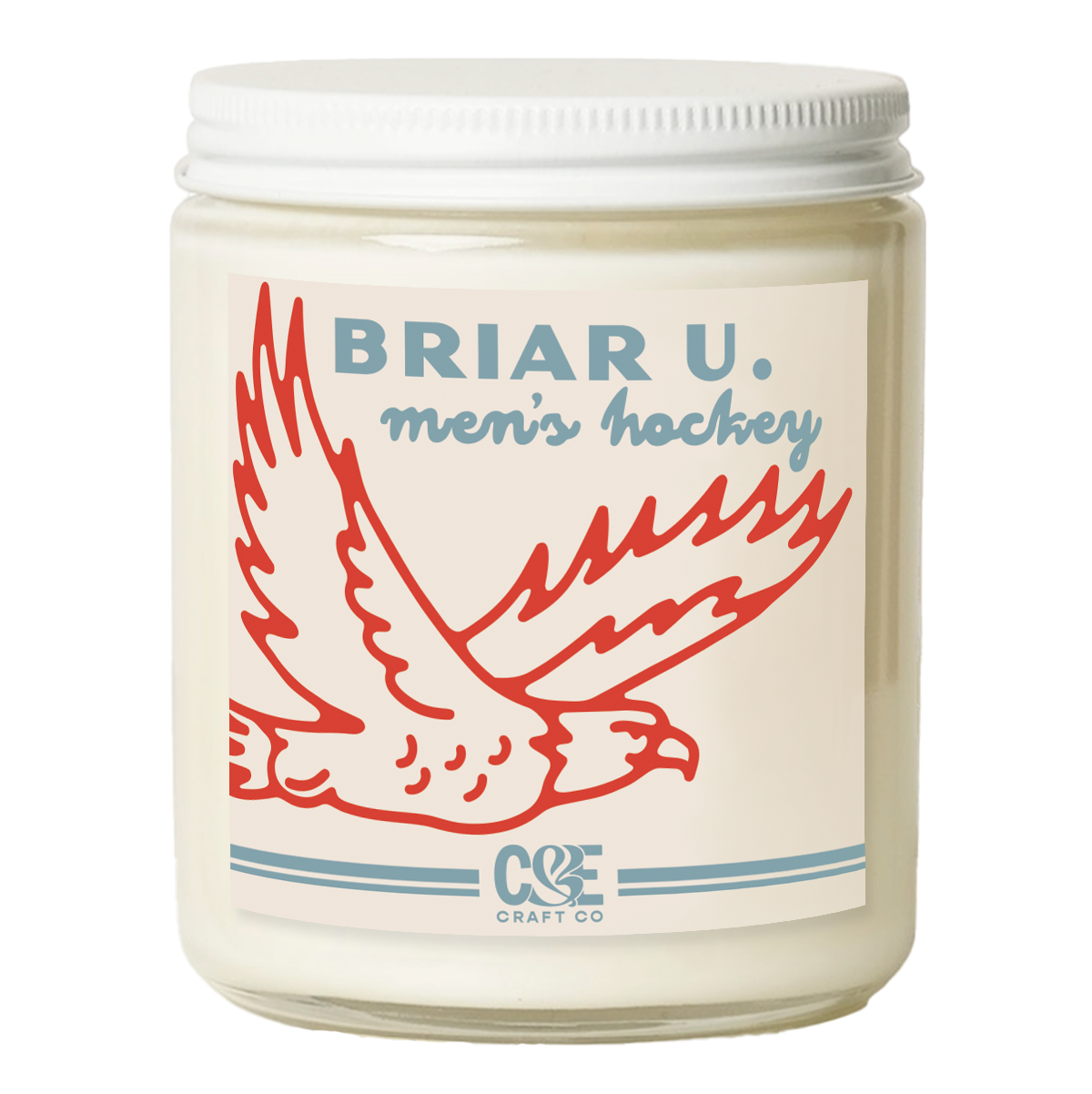 Briar U Men's Hockey Candle