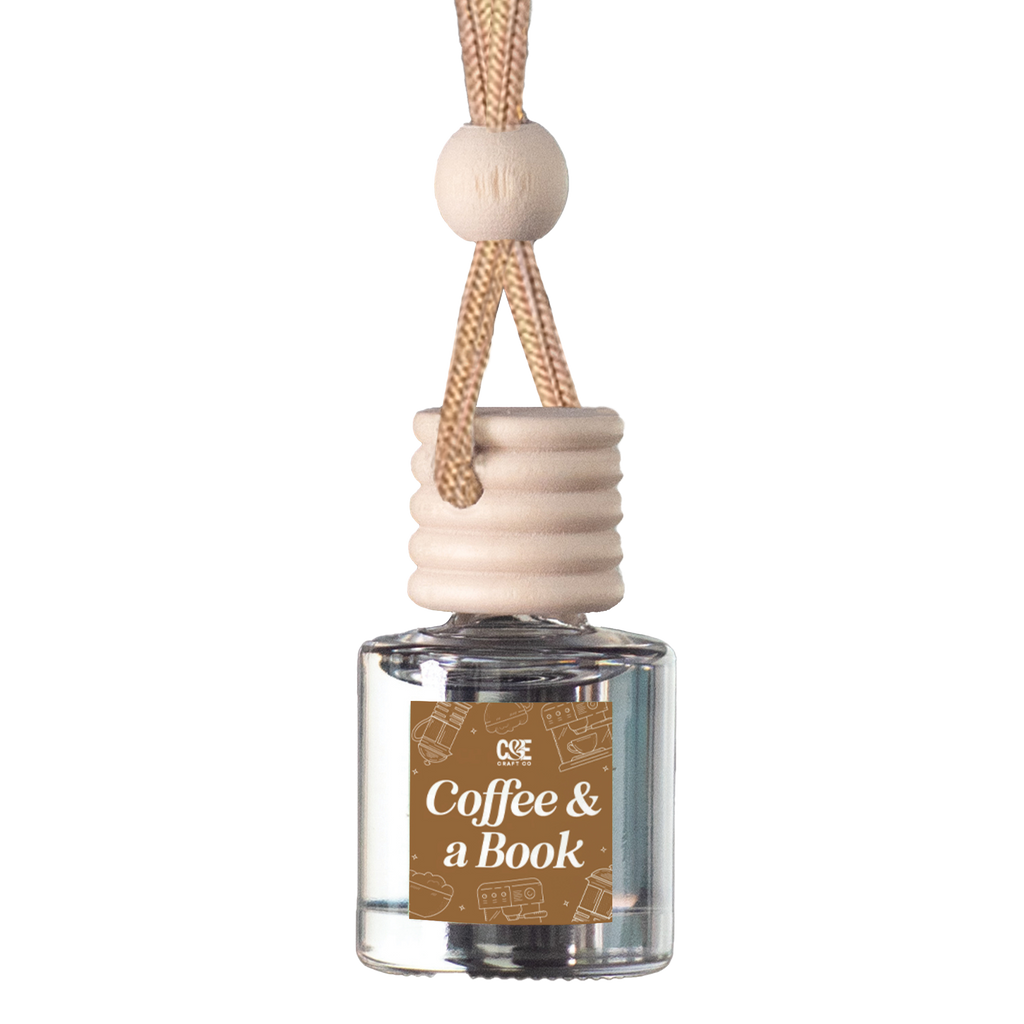Coffee & A Book Scented Car Freshener