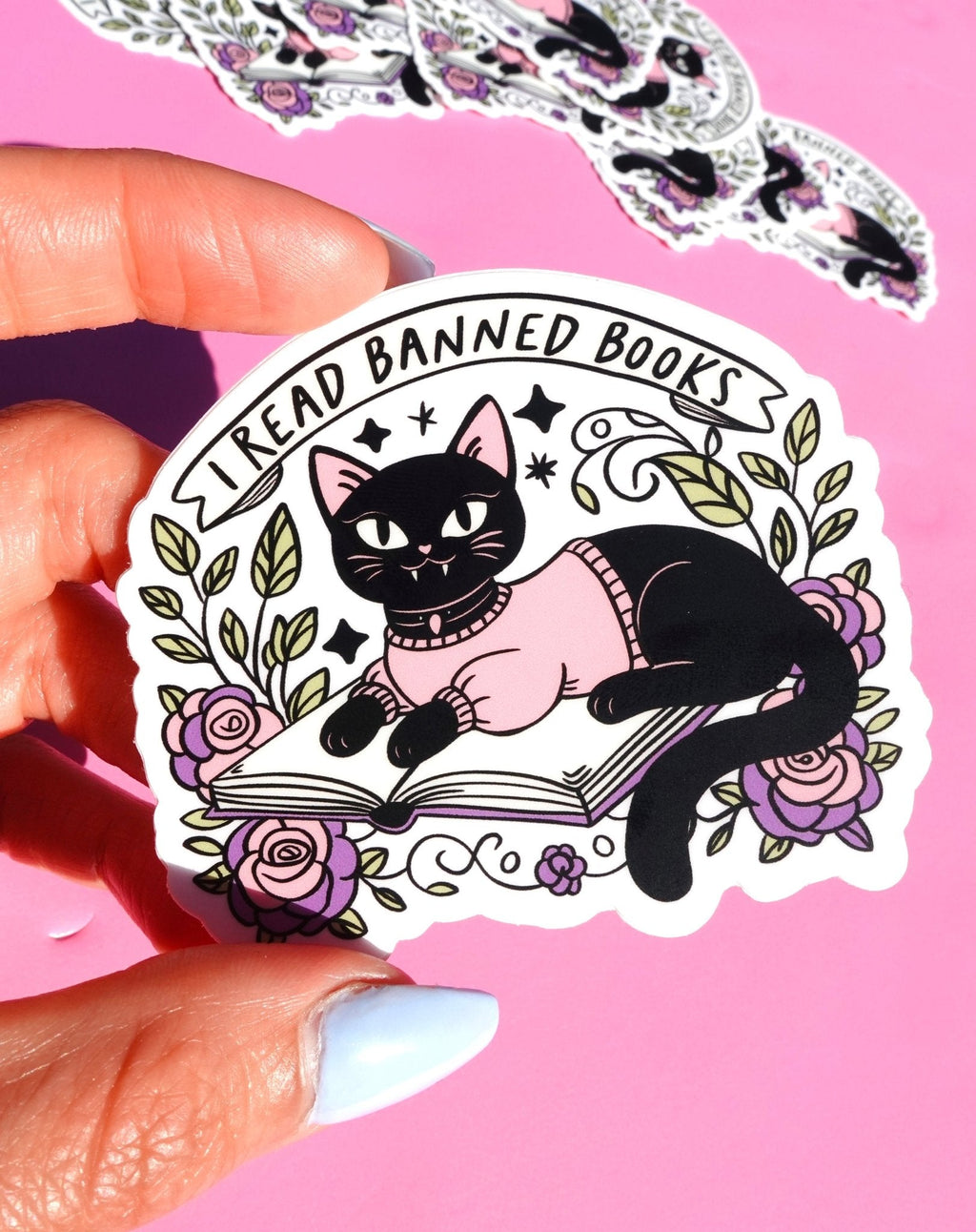 I Read Banned Books Sticker