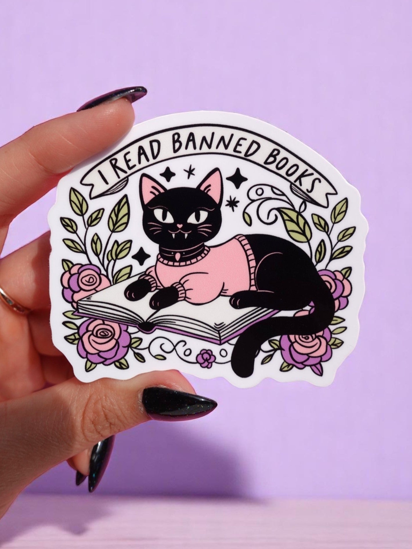 I Read Banned Books Sticker