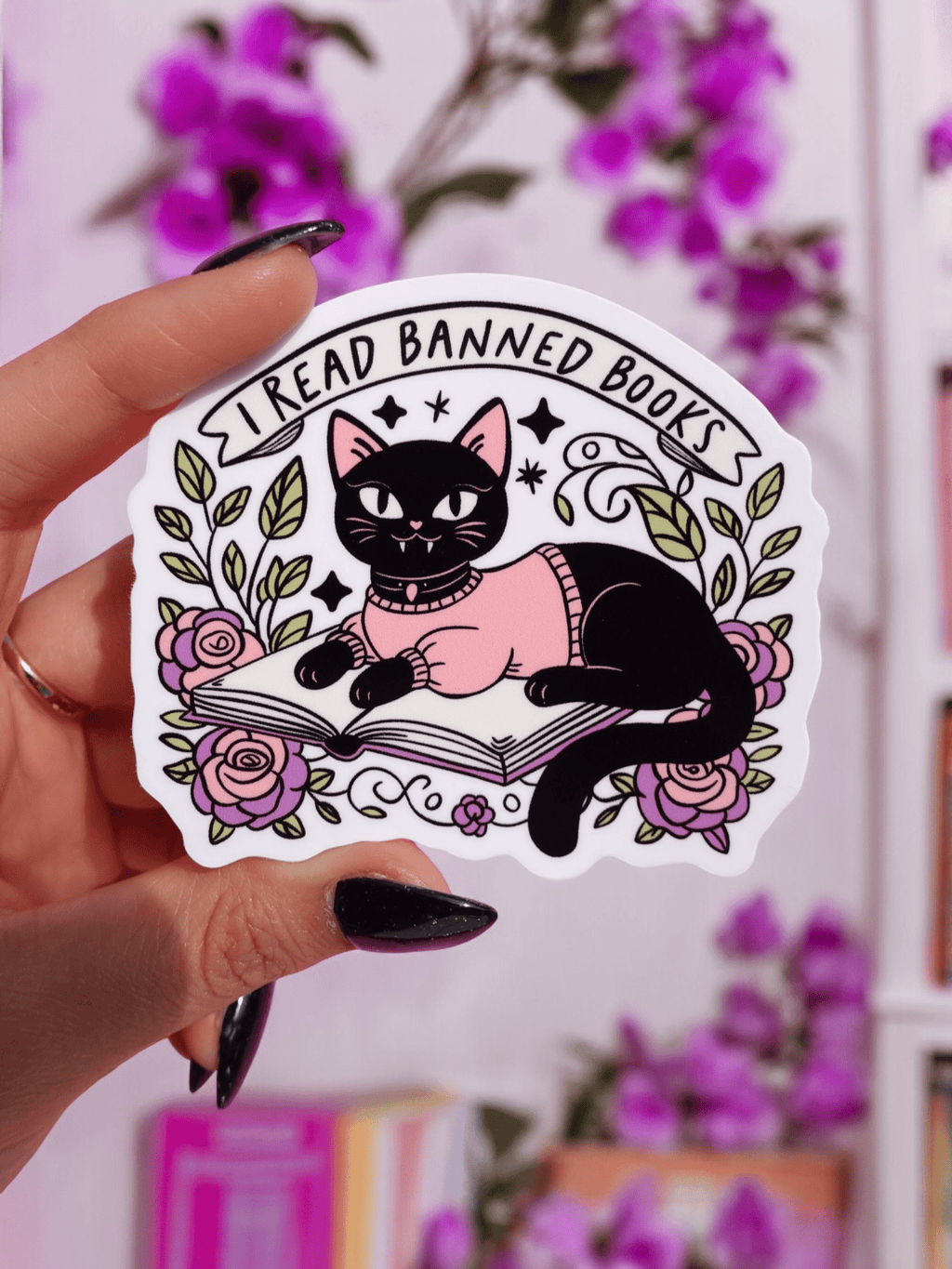 I Read Banned Books Sticker