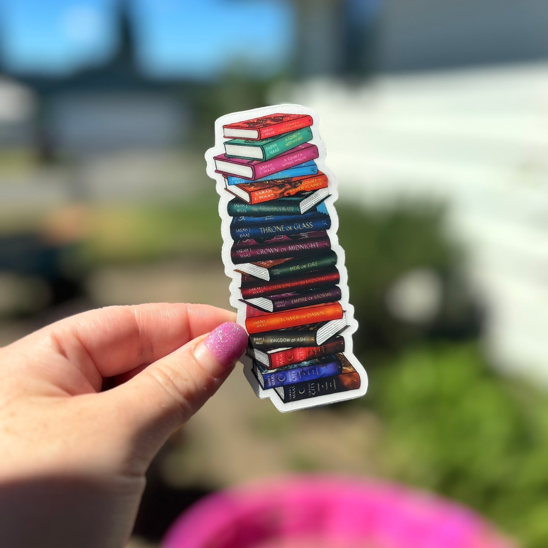 Sarah J Maas Books Bookstack Sticker