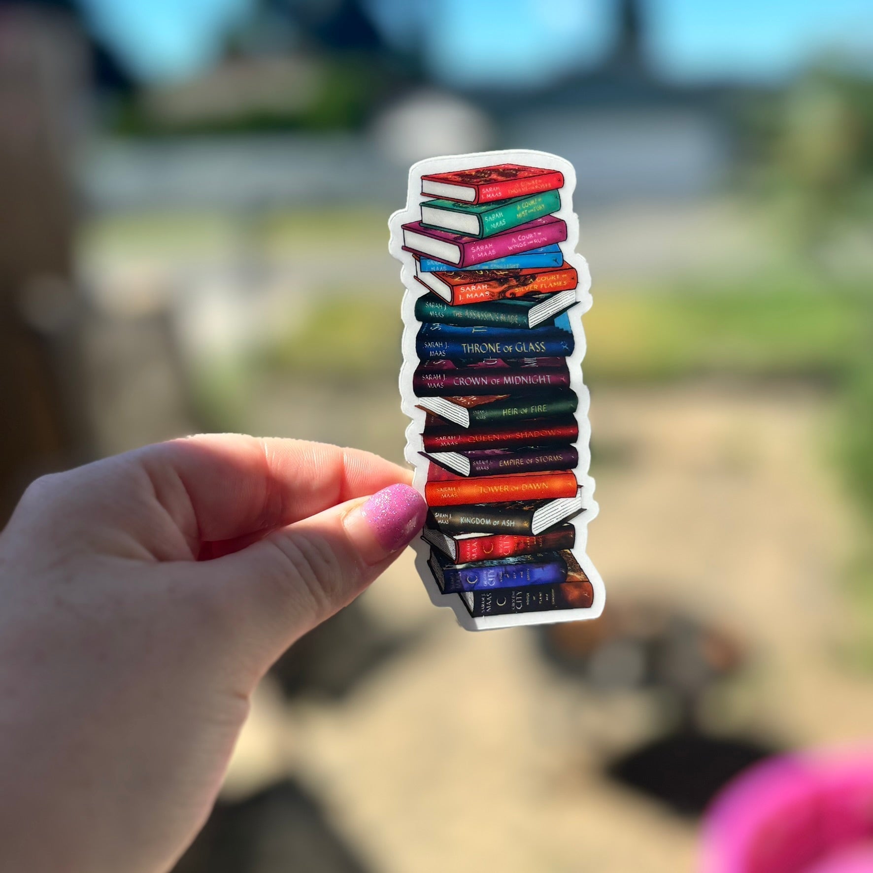 Sarah J Maas Books Bookstack Sticker